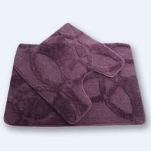 Набор из 2-х ковриков Fixsen FX-0128A-2 Purple, 60*90/60*60 ворс 1,5, м/ф на латекс. осн. фиолетовый