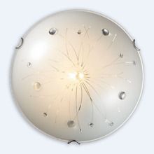 Настенно-потолочный светильник Сонекс 105 SN14 034 E27 100W 220V хром/белый/декор прозрачн LIKIA