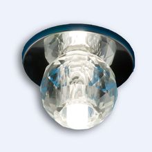 Светильник с огран. стеклом шар Италмак Ice 12 1 05 хром G4 IT8063L