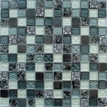 Мозаика стеклянная с камнем Керамоград BXKGS005 23*23 (300х300х8)