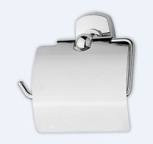 Держатель для туалетной бумаги с крышкой Dededimos 50H8-10, 14Χ7Χ14,5, цвет хром