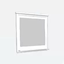 COMFORTY. Зеркало "Феррара-80" белый глянец