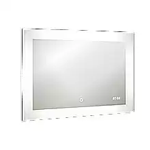 AZARIO зеркало Норма New 800*600 сенсор выкл+подогрев+ часы внешн настройки