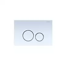 KDI-0000015 (005A) Панель смыва Белая ободок хром (клавиши круглые) НОВИНКА