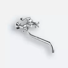 Cмеситель для ванны Cron CN2619-2 с керамическим переключателеи на душ, хром