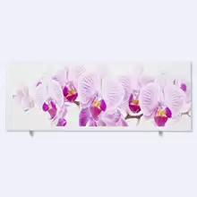 Экран под ванну Метакам Ультра легкий 1,48 ПВХ на ножках дикая орхидея арт