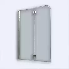 Шторка для ванны Radaway Torrenta PND/L 1010*1500 хром, графит стекло 6мм 201202-105NL