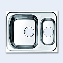 Кухонная мойка врезная Iddis Strit STR60SXi77 шелк 1 1/2 чаши слева 605х480х180 сталь 0,8