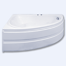 Акриловая ванна Bas Alegra 150x90, с каркасом левая