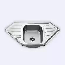 Кухонная мойка Premial PL 9550B трапеция 950*500*190 глянец, сталь 0,8