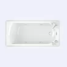 Акриловая ванна Radomir Ника-Стандарт 1500*700 компл. White метал.каркас, слив, фронт.панель, 6станд.форс.по периметру