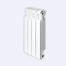 Радиатор алюминиевый боковое подключение Global ISEO 500 4 секции