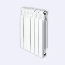 Радиатор алюминиевый боковое подключение Global ISEO 500 6 секции