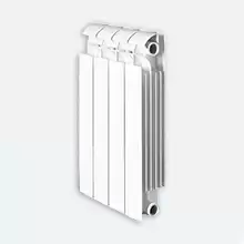 Радиатор биметаллический боковое подключение (белый RAL 9010) Global STYLE PLUS 500 4 секции