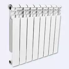 Радиатор алюминиевый (RAL9016) ROMMER AL500-80-80-100 8 секции