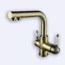 "Вилла" LM4861B Смеситель для кухни, с подключением к фильтру питьевой воды, бронза