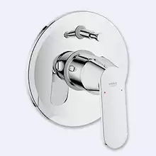 Смеситель для ванны Eurosmart Cosmopolitan, встраеваемый, включает встроенный механизм, 32879000