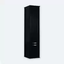 Шкаф-колонна "Леон"Ясень черный 1A186503LBPT0
