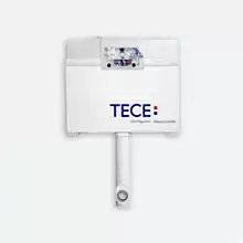 Застенный смывной бачок для установки  с напольным унитазом Tece Profil, глубина 8 см