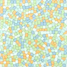 Мозаика стеклянная LSK (BLS) 115 300*300 18шт/уп =1,62м2