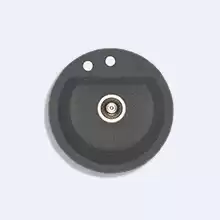 Мойка из Algranit Alveus Cubo 10 d468х230 антрацит металлик 3 1/2" клапан-автомат, полный сифон