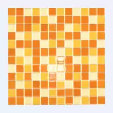 Мозаика стекло Elada Crystal CB002 (327*327мм) желто-оранжевый