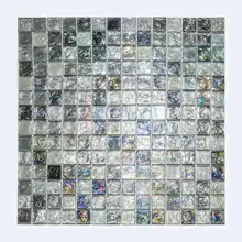 Мозаика стекло Elada Luster Glass M8LА252 (327*327*8мм) серый микс
