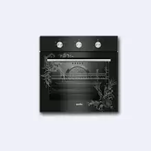 Духовой шкаф электрический Simfer B6ES16003 цвет черное стекло с восточным орнаментом