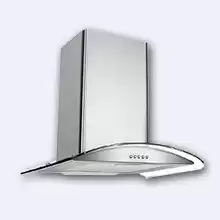 Кухонная вытяжка Simfer 8630SM настенная, цвет нерж. сталь / стекло