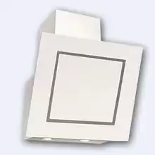 Кухонная вытяжка Simfer 8653SM настенная, цвет белое стекло