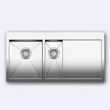 Мойка кухонная Blanco Zerox 6S-IF/А (чаша слева) нерж. сталь зеркальная полировка с клапаном-автоматом 513759