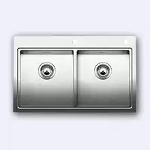 Мойка кухонная Blanco Claron 400/400-IF/А нерж. сталь зеркальная полировка с клапаном-автоматом 514206