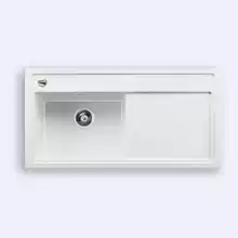 Кухонная мойка Blanco Zenar XL 6S-F 987,5x497,5 чаша слева silgranit белый с клапаном-автоматом 519201