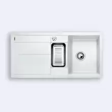 Кухонная мойка Blanco Metra 6 S-F 990x490 белый с клапаном-автоматом 519115