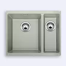 Кухонная мойка Blanco Subline 340/160-U 460x555 silgranit жемчужный с клапаном-автоматом (чаша слева) 520647