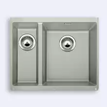 Кухонная мойка Blanco Subline 340/160-U 460x555 silgranit жемчужный с клапаном-автоматом (чаша справа) 520405