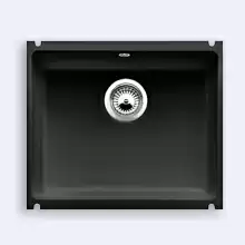 Кухонная мойка Blanco Subline 500-U 543x456 керамика черный PuraPlus с клапаном-автоматом 514515