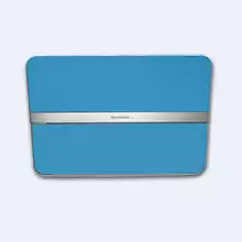 Кухонная вытяжка Falmec Design Flipper 85 пристенная (короб-опция, в аксессуарах) голубой