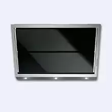 Кухонная вытяжка Falmec Design Gleam 90 пристенная (короб-опция) нерж.сталь AISI 304+черное стекло