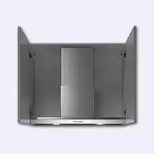 Кухонная вытяжка Falmec Design Virgola 60 встраиваемая в шкаф нерж.сталь+стекл.поворотный козырек