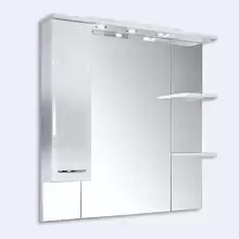Зеркало со шкафом Aquaton Эмили 105 86-2 (1107*1050*178) левый