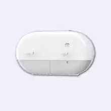 Диспенсер двойной Tork SmartOne для туалетной бумаги в мини рулонах белый