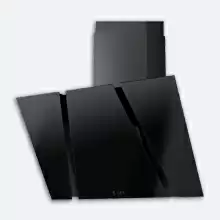 Кухонная вытяжка LEX ORI 600 BLACK, 420 куб.м/час, черный, фасад из стекла