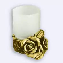 Стакан для зубных щеток настольный Art&Max ROSE AM-0091D-Do, золото