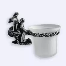 Ерш для туалета Art&Max ROMANTIC AM-0811-T, серебро