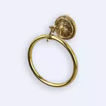 Полотенцедержатель кольцо Art&Max BAROCCO AM-1783-Do-Ant, античное золото