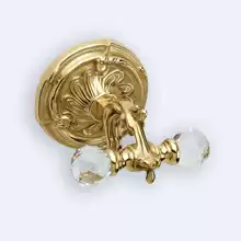 Крючок Art&Max BAROCCO CRYSTAL AM-1784-Do-Ant-C, античное золото