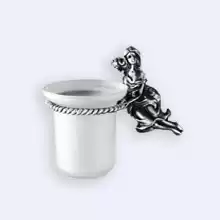 Ерш для туалета Art&Max ATHENA AM-0611-T, серебро