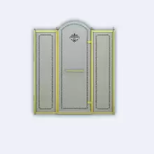 Дверь в проём Cezares Retro, одна распашная дверь, RETRO-B-13-130-PP-G-R 1300x1950 мм