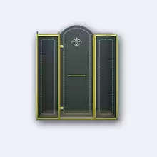 Дверь в проём Cezares Retro, одна распашная дверь, RETRO-B-13-150-CP-G-L 1500x1950 мм